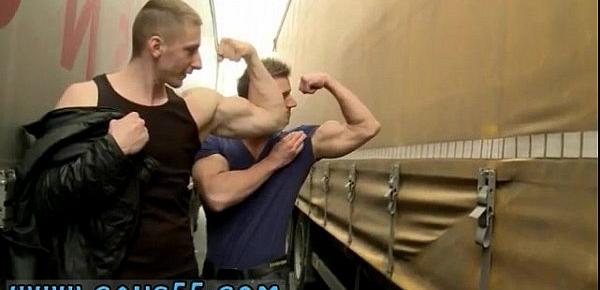  Sex gay fuck Saykov and Greg met up at the truck-stop for some one on